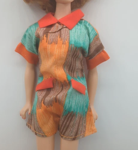 Vintage Jilmar Polly Walker Barbie Clone One Piece Clothes Multicolor Outfit