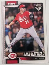 Official 2026 Topps Series 1 Zach Maxwell Cincinnati Reds #143 Rookie Card