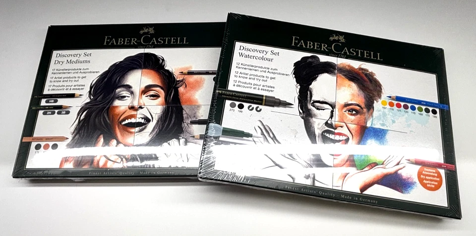 Faber Castell Discovery Set Watercolour / Dry Mediums wählbar NEU & OVP - Bild 1 von 1