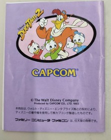 Capcom DuckTales 2 Game for NES Used Compact Packaging