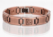 SOLID COPPER LINK MAGNETIC BRACELET health energy stress LG healing magnets NEW