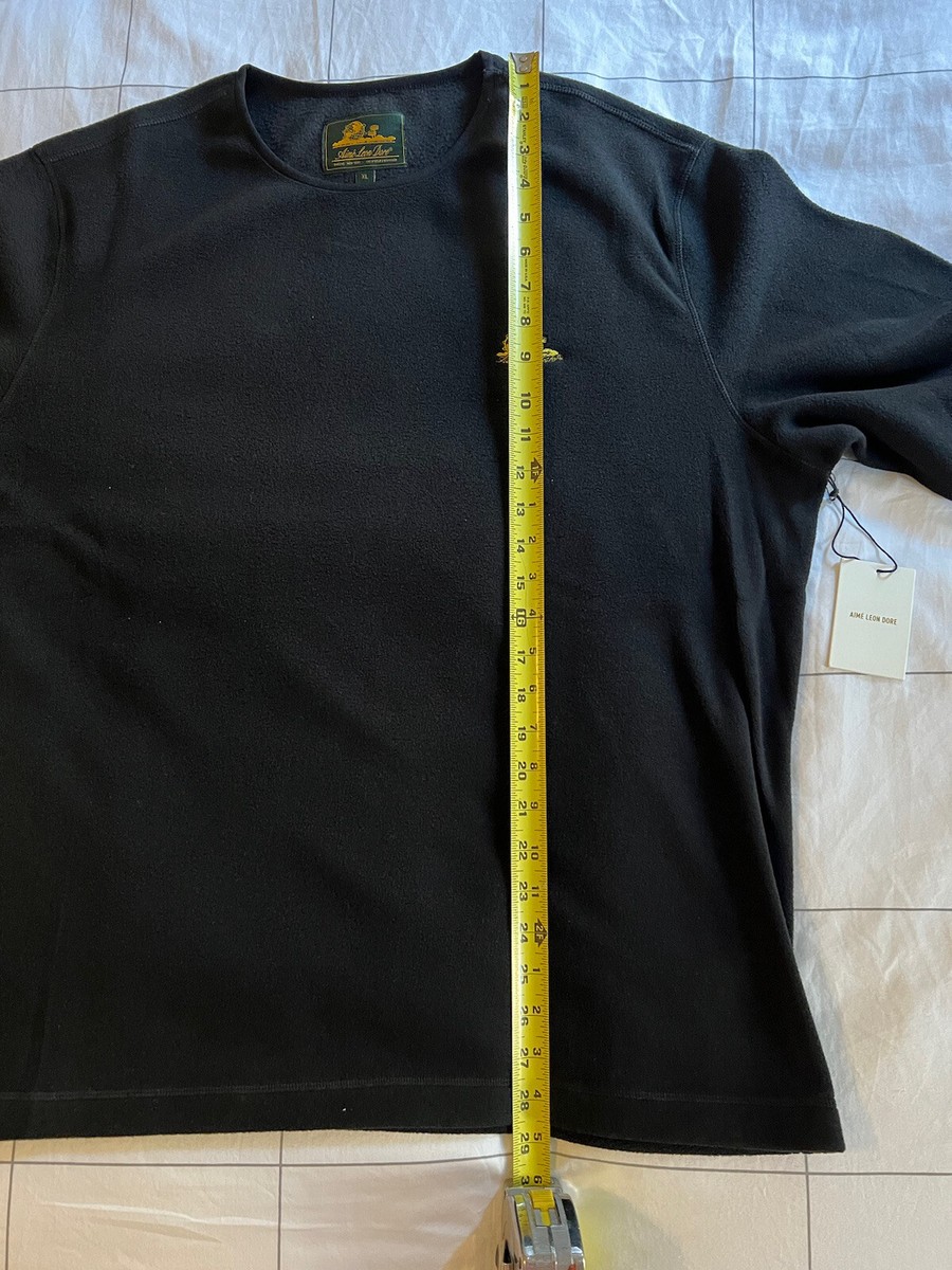 Aime Leon Dore ALD Unisphere Fleece Long-Sleeve Tee Size XL Aime Leon Dore ALD Unisphere Fleece Long-Sleeve Tee Size XL