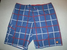 9066 TIME TO SURF QUIKSILVER WATERMAN BOARD SHORTS MEN'S 38 PREOWNED