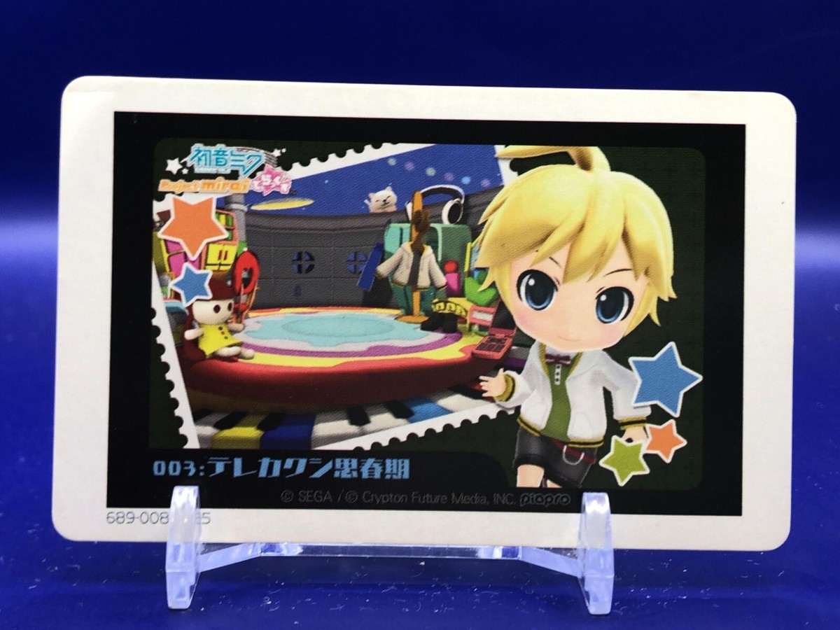 Len 003 Miku 004 Hatsune Miku Project Mirai DX AR Card Sega