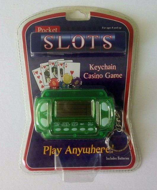 2005 Westminster Handheld Electronic Pocket Slots Keychain Casino Game