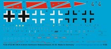 Peddinghaus-Decals 1/32 3732 Bf 109 K-4 Erich Hartmann, Stabsschwarm JG 52 1944