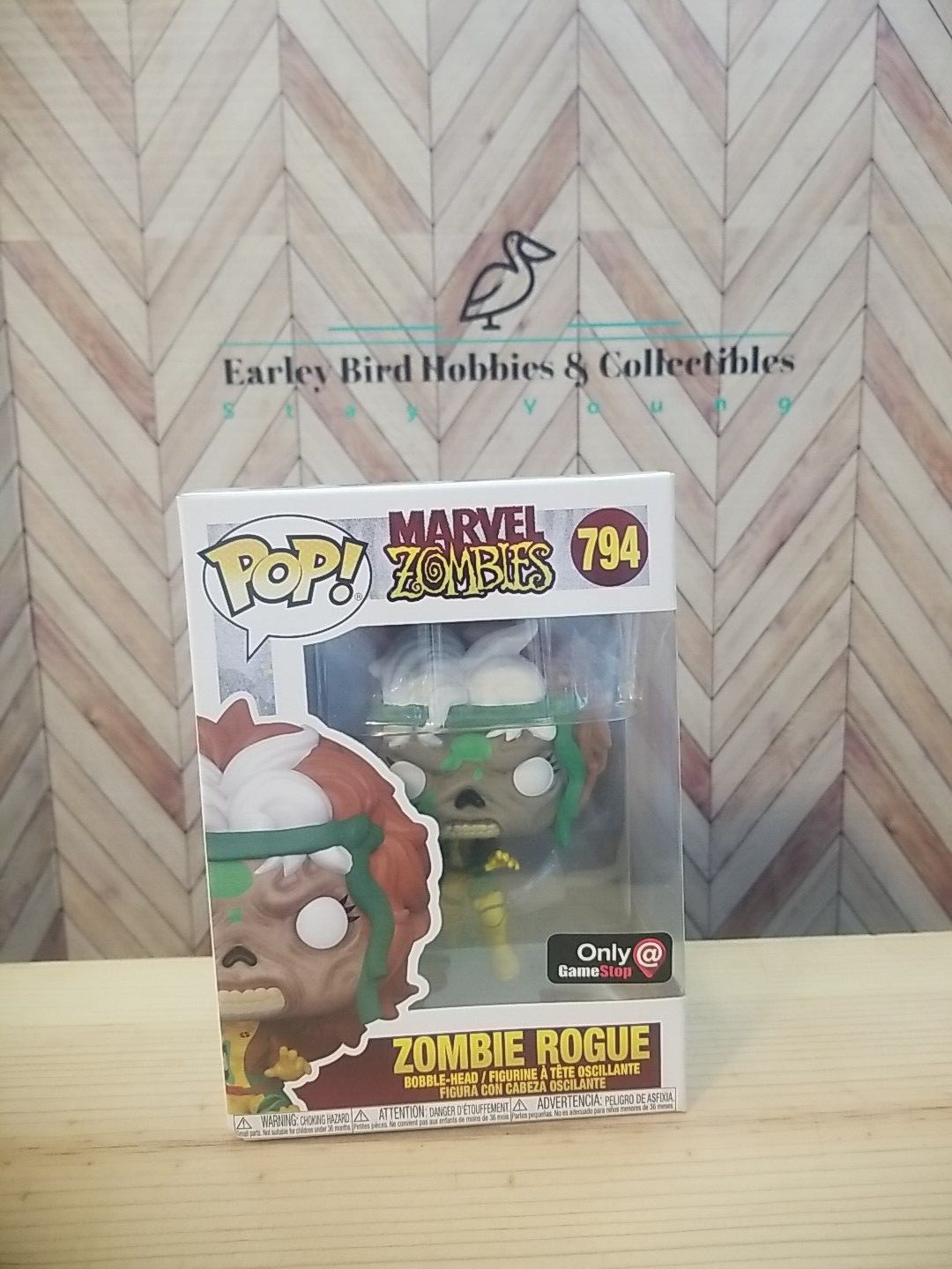 Funko Pop! Vinyl: Marvel - Zombie Rogue - Gamestop (Exclusive) #794