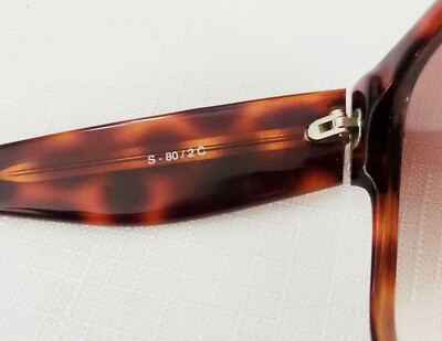 Stendhal Vintage Sunglasses Tortoise shell with Rhinestones Handmade in France Stendhal Vintage Sunglasses Tortoise shell with Rhinestones  main image 3