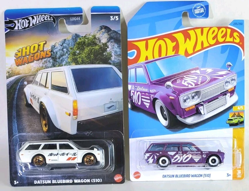 専用Hot Wheels '71 Datsun 510 Wagon 2台セット Hot Wheels Workshop