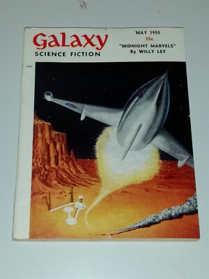 GALAXY SCIENCE MAGAZINE MAY 1955 SCI-FI PULP