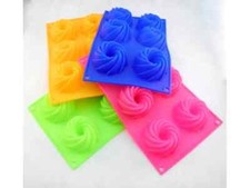 Muffinform Backform Rose Blume Silikon  Kuchen Schokolade Kuchenform Küche