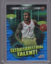 2023-24 Topps Chrome Cosmic CAM WHITMORE /99 Blue Sparkle Extraterrestrial Talnt