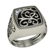 2 pcs Ring Wax patterns for lost wax casting Gold jewelry/injection wax 700080