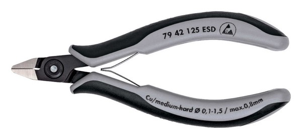 Knipex PräZisions Seitenschneider 125 Mm Nr.7942 Esd - 79 42 125 Esd-image