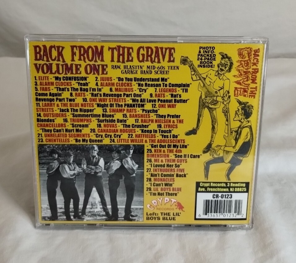 BACK FROM THE GRAVE - Back From The Grave 1 - CD - **Excellent