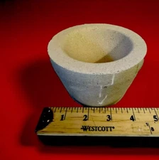 #14 4-3/8th | Magnesia Cupel Set | Tapered |  Assay Refine Gold Silver | QTY: 1