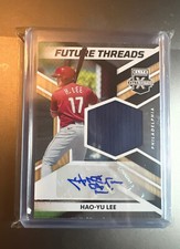 2022 Elite Extra Edition Panini AUTO GU Jersey RPA Hao-Yu Lee Tigers
