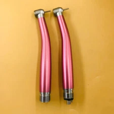 NSK Style Pana Max Dental High Speed Handpiece Push Button Turbine 2/4 Hole Pink