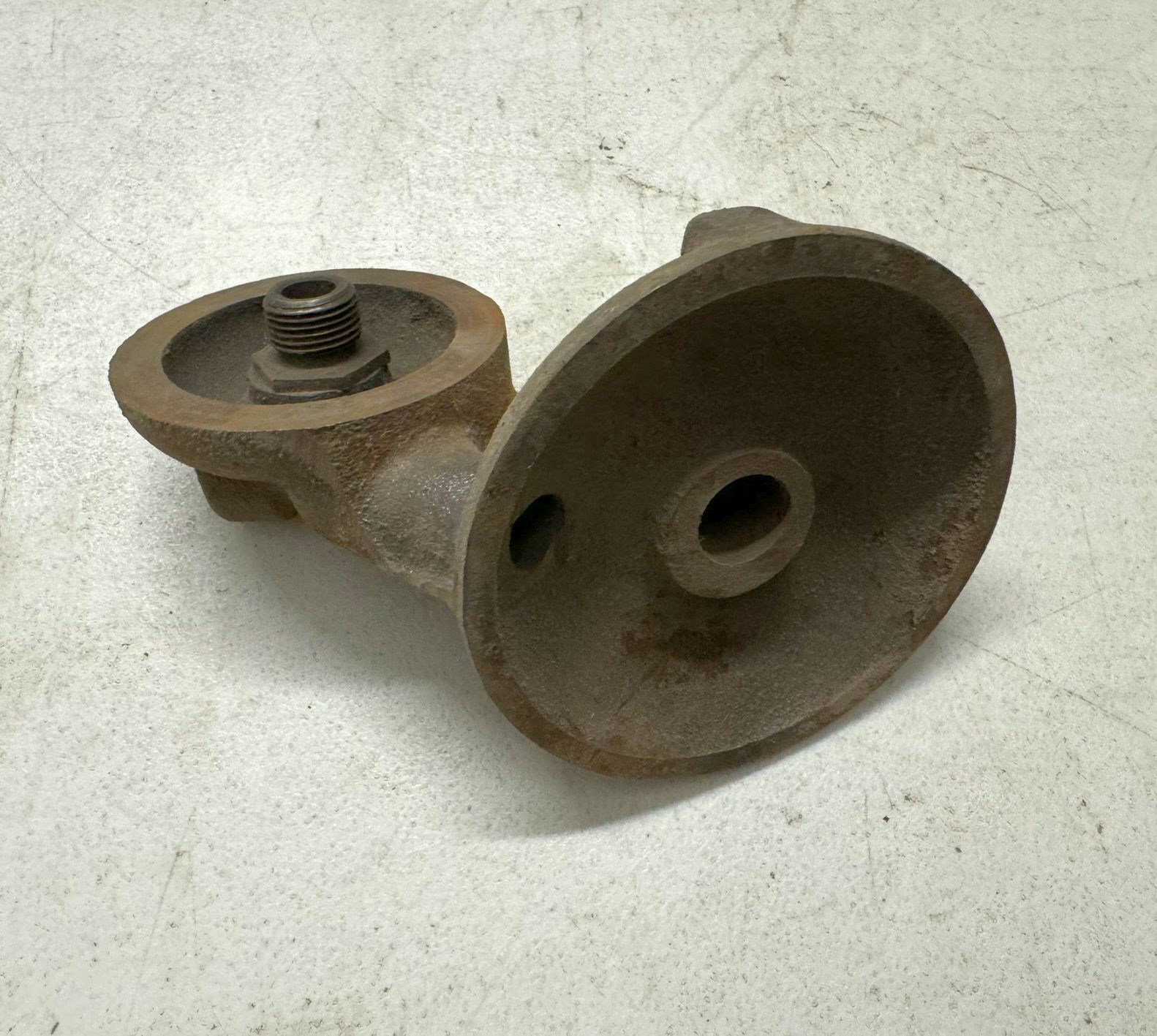 Mopar 340 Oil Filter Adapter 90 Degree With Gaskets Bolt 2951995 for