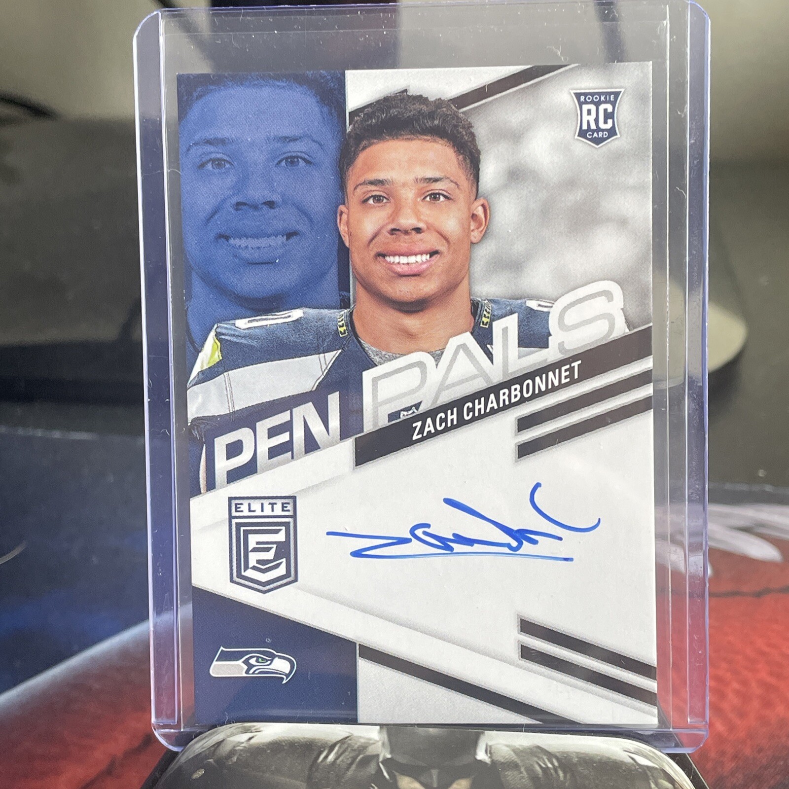 2023 PANINI DONRUSS ELITE PEN PAL ZACH CHARBONNET RC ON CARD AUTO AUTOGRAPH