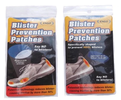 ENGO Blister Prevention Patches Complete Foot Protection Bundle Ovals & Heel