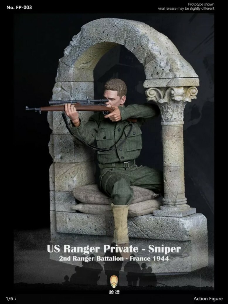 1/6 A80144 WWII US 2nd Ranger Battalion Series 4 Private Jackson