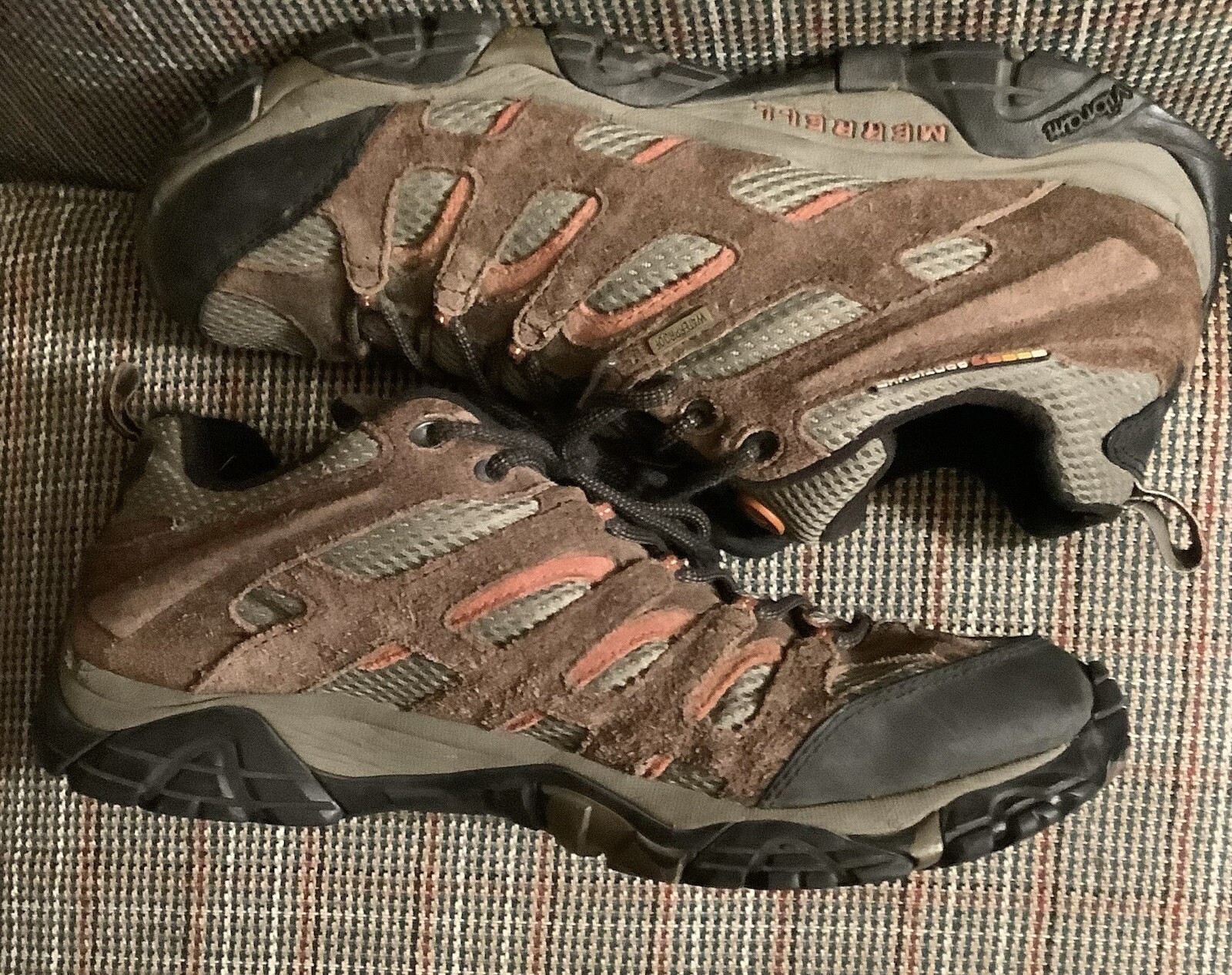 Scarpe da trekking uomo Merrell 11 1 2 Vibram Performance taglia 11 5 espresso