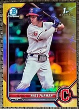 2022 Bowman Draft Chrome 1st NATE FURMAN GOLD Refractor #50/50 Guardians
