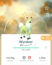 Shiny Wyrdeer Reg or Unreg ✨Pokemon Trade Go ✨