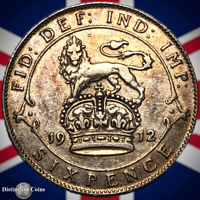 Great Britain 1912 Six Pence GB1564 | eBay