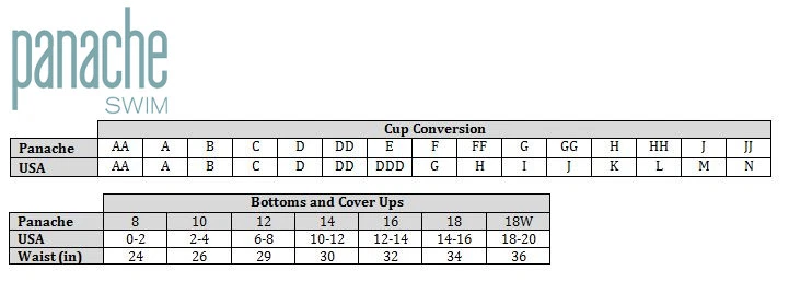 Panache Elle Floral Balconette Swimsuit Swim Bikini Top Swimwear MRSP $70 - Image 3 of 4