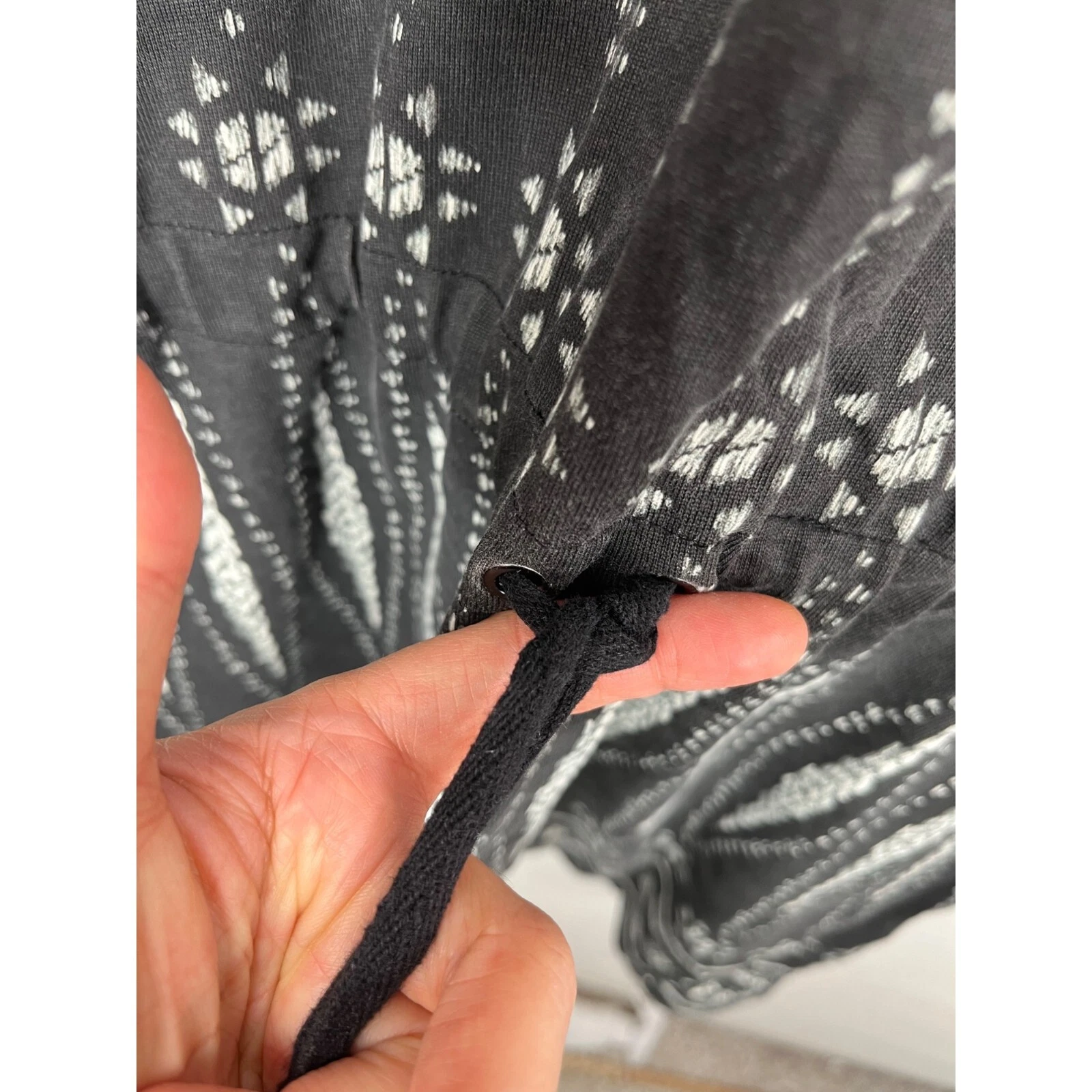 Abito camicia bianco e nero Tory Burch Bagalona taglia L