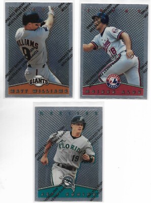 1995 Topps FINEST Pick-A-Insert Matt Williams Moises Alou Jeff Conine 1:36 S2