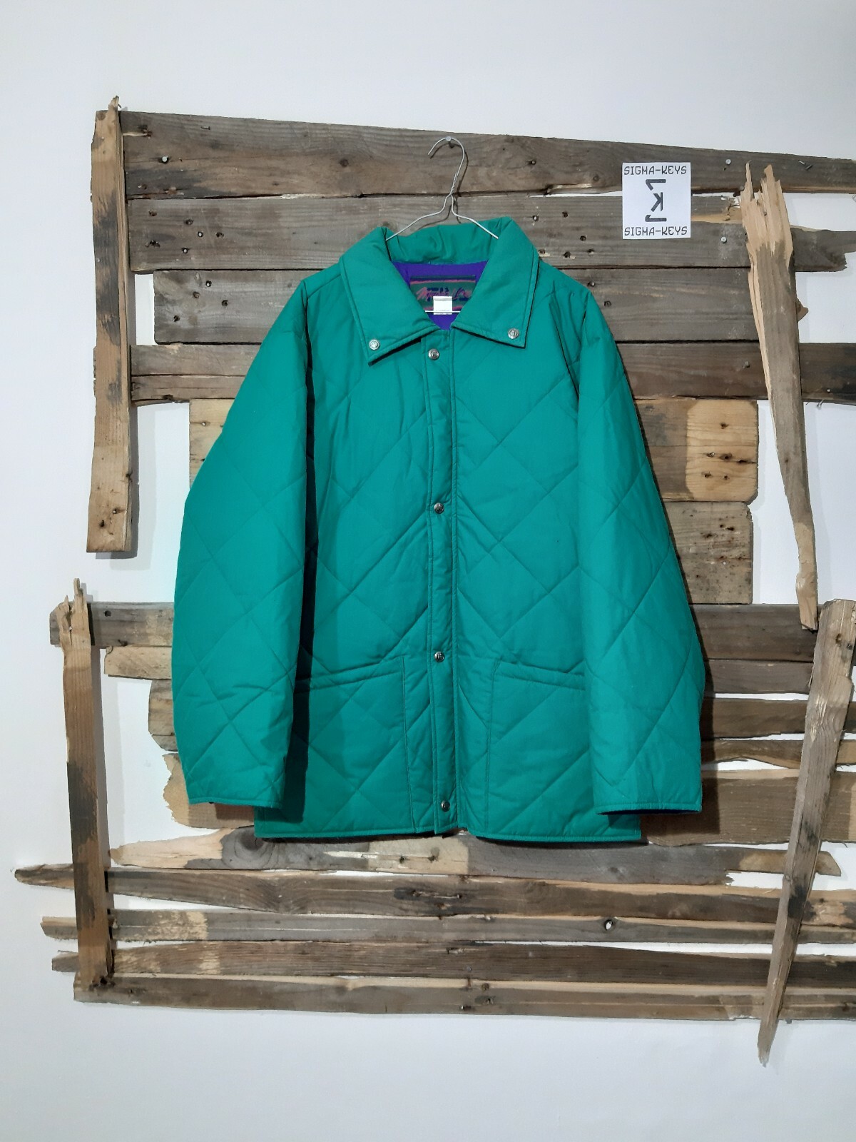 FILA GIUBBOTTO GIUBBINO CAPPOTTO GIACCHE LONG JACKET UOMO MAN VERDE 52 A910