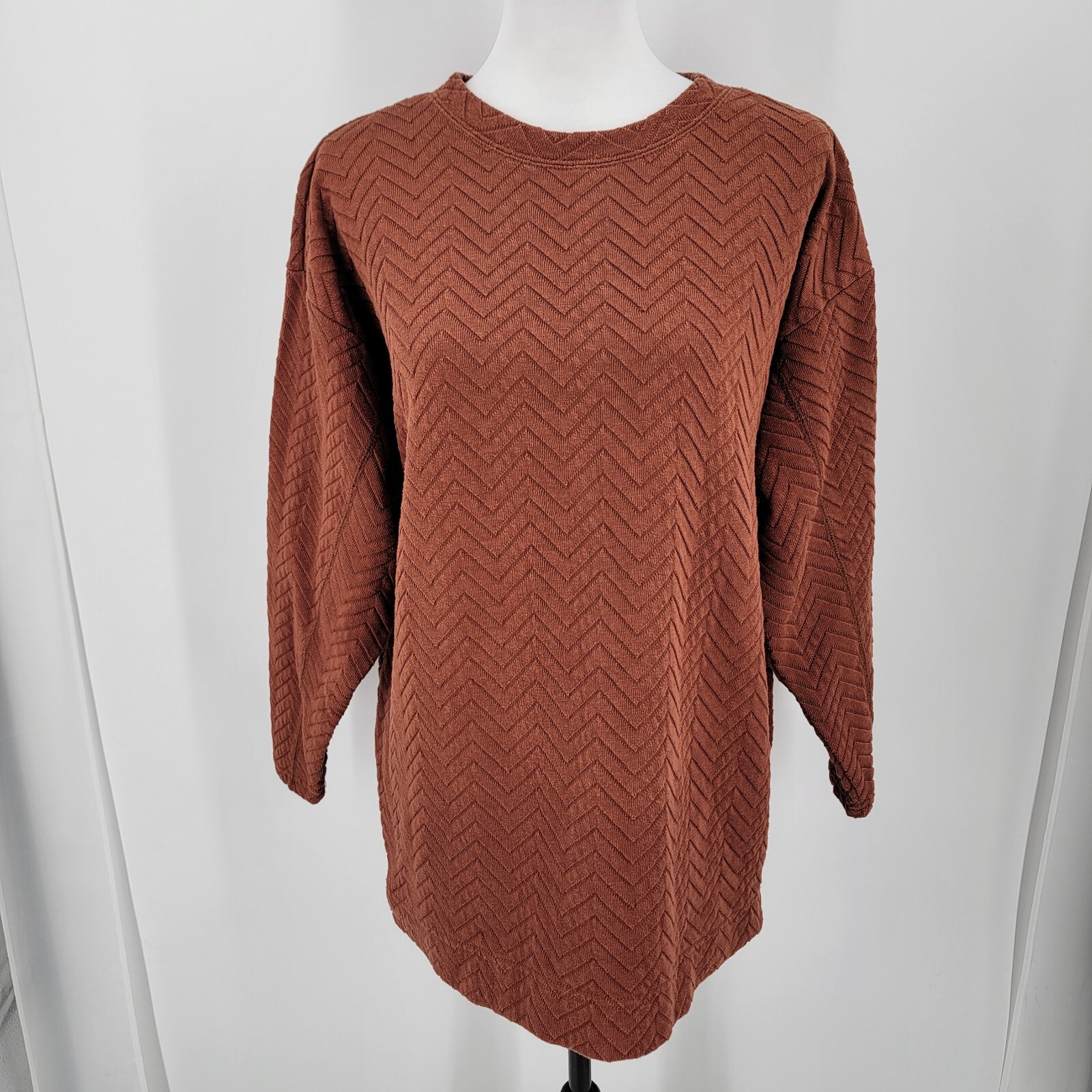 One Resource Pullover Womens Medium Textured Top … - image 3