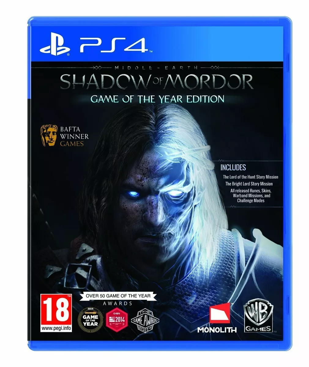 Middle Earth: Shadow of Mordor (Game Of The Year Edition) - PS4 PlayStation