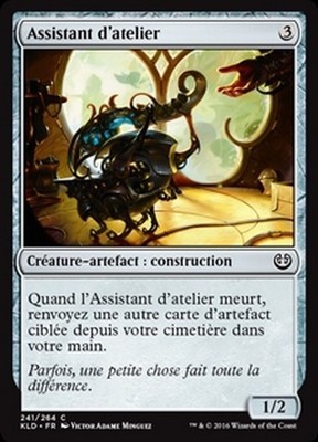 MTG Magic KLD - (x4) Workshop Assistant/Atelier Assistant, French/VF