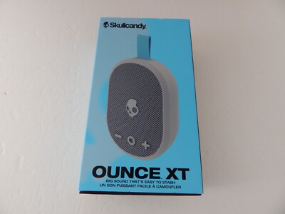 Skullcandy Ounce XT Portable Bluetooth Wireless Speaker Gray New