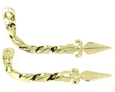 F&R ORIGINAL LOWRIDER Full Square Twisted Gold BICYCLE MUFFLER WITH ARROW END