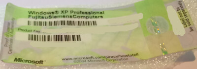 Xp Professional Key Windows XP Professional COA-Sticker/Product-Key/Code, Lizenzkey ...