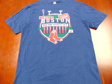 NEW MAJESTIC MLB BOSTON RED SOX WORLD CHAMPIONSHIPS SOFT T-SHIRT SIZE L