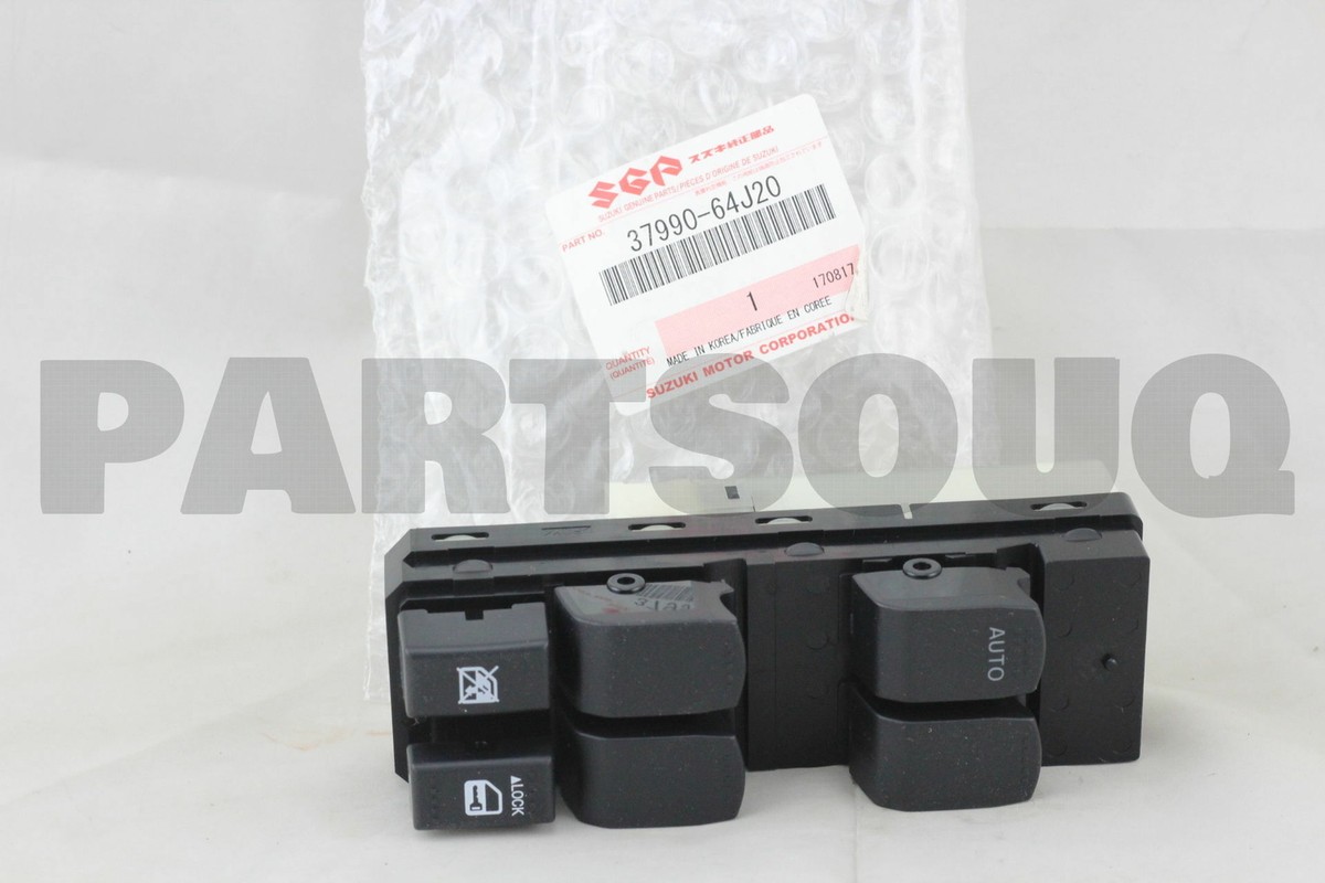 3799064J20 Genuine Suzuki SWITCH ASSY, POWER WINDOW MAIN 37990