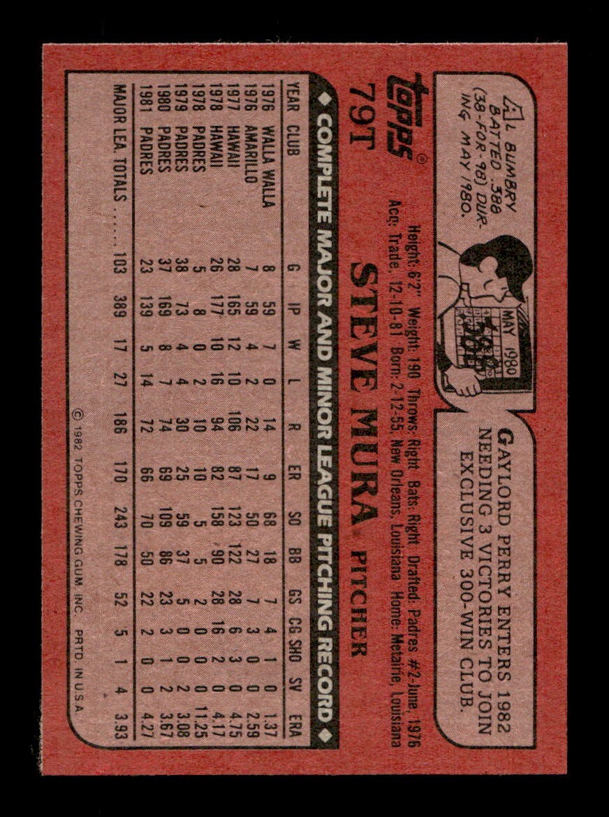 1982 Topps Traded 1-132 EX-MT/NM Pick From List All PICTURED - Picture 427 of 501
