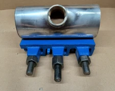 Smith-Blair 238 2.35-263" x 7.5" Full Circle Repair Clamp  1" Tap 23800023807009