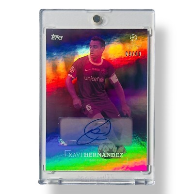 Xavi /49 Auto Topps Ondemand Champions League FC Barcelona 2023/24 Autograph