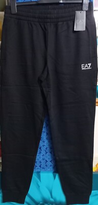 Emporio Armani EA7 Core Logo Jogginghose in Schwarz (mehrere Größen verfügbar)