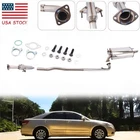 Stainless Resonator Pipe Muffler Exhaust System Kit For Toyota Camry 2.4L 03-06