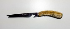 Vintage W.R. Humphreys Sheffield Stag Antler Handle Cheese & Citrus Bar Knife