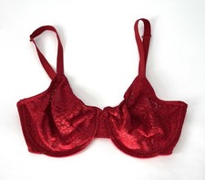 Wacoal red Halo lace bra Women  s 34DD 851205 Intimates Underwire