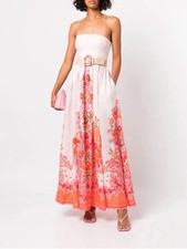 ZIMMERMANN VIOLET BELTED DRESS 0P (RRP: $900AUD)